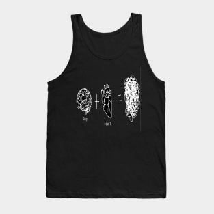 Brain and Heart Fight Tank Top